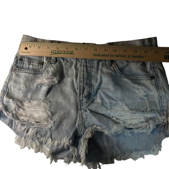 American Eagle AEO Tomgirl Shortie Button Fly Shorts Size 4 - Picture 9 of 12